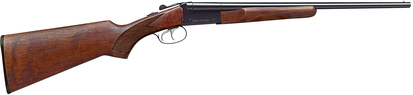 Stoeger Coach Gun Side x Side Shotgun ST31410, 410 Gauge, 20", 3" Chmbr, A Grade Satin Walnut Stock, Blued/Brown Finish