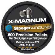 Stoeger X-Magnum Pellets, .177 cal / 4.5mm, 11.57 gr, 300 count (30369)