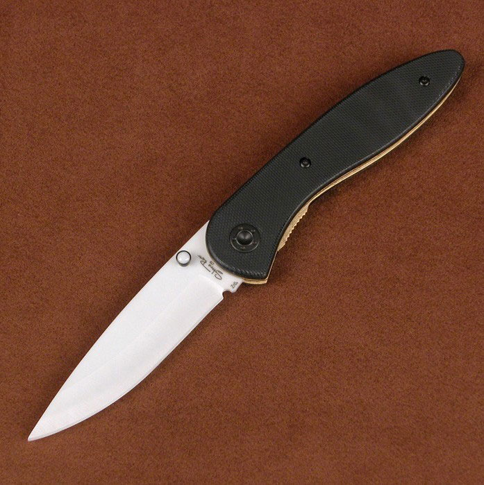 Stone River Gear G-10 Handle Ceramic Folding Knife (2GLW)