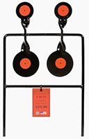 Taylor Targets Centerfire Double Spinner Target (CD-53) Designed for Handguns up to .44 Magnum