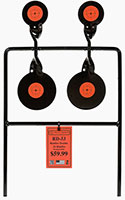 Taylor Targets Rimfire Double Spinner Target (RD-53) Designed for .22 Handguns and Rifles