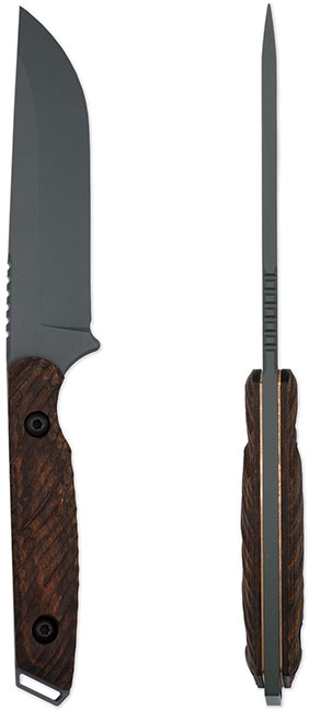 Toor Knives Field 2.0 Fixed Blade Knife, Battleship Grey Finish (FIELD2BG)