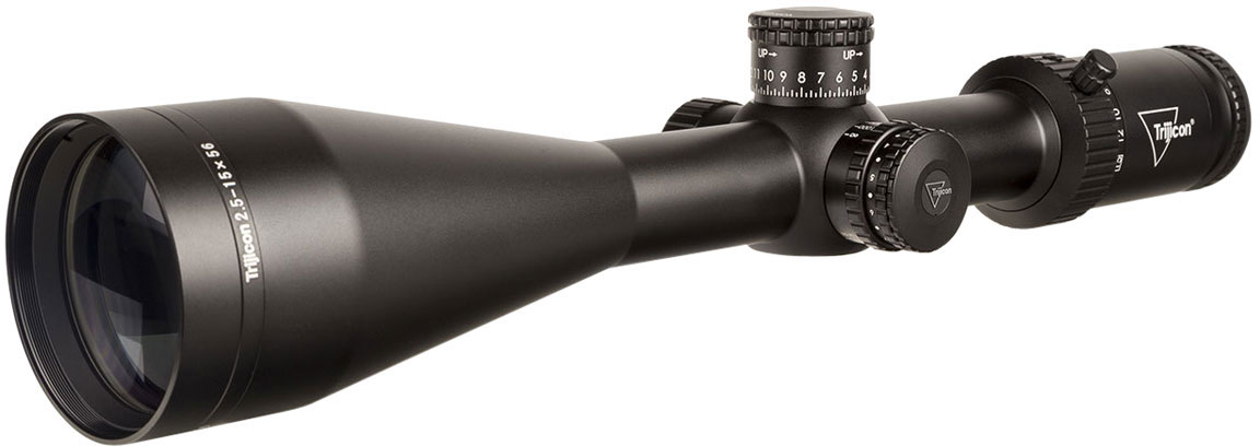 Trijicon Credo HX Rifle Scope 2900035, 2.5-15x56mm, 30mm tube, Black, MOA Crosshair