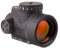 Trijicon Miniature Rifle Optic, MRO, 1x27mm, 2.0 MOA Adj Green Dot Sight, No Mount (MRO-C-2200028)