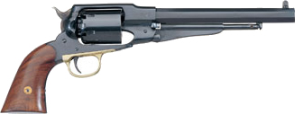 Uberti 1858 New Army Conversion Revolver U341001, 45 Colt, 8", Walnut Stock, Blued Finish