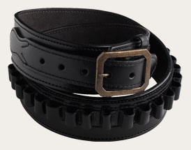 Uberti Desperado 36" Cartridge Belt Fits: 357/38, Black (90724)