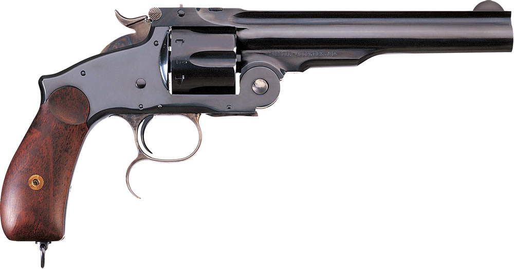 Uberti Russian Top Break Revolver U348579, 45 Colt, 6 ½", Blue Steel Finish
