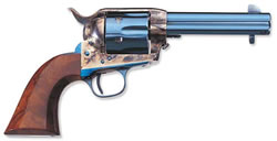 Uberti 1873 Cattleman II Steel Revolver U345133, 45 Colt, 5.5", One Piece Walnut Stock, Charcoal Blue Finish