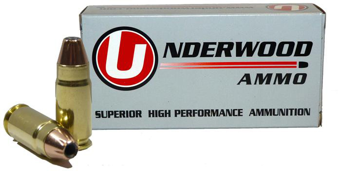 Underwood Handgun Ammunition UA210, 9x25mm Dillon, XTP Jacketed Hollow Point, 124 GR, 1700 FPS, 50 Rd/bx