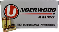 Underwood Handgun Ammunition UA246, 10mm, XTP Jacketed Hollow Point, 200 GR, 1250 FPS, 20 Rd/bx