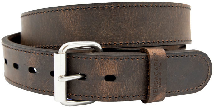 Versacarry Double Ply Extra Heavy Duty Leather Belt, Size 38, Crazy Horse Leather (50238)