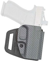 Versacarry V-Slide Holster, Outside The Waistband, Essential Kydex/Black Leather, Fits Sig P365 (VSL111365)