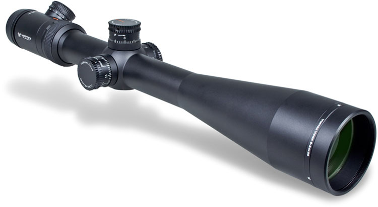Vortex Viper PST FFP Riflescope PST-624F1-A, 6-24x50 Side Parallax FFP, 30mm Tube, EBR-1 MOA Illuminated Reticle