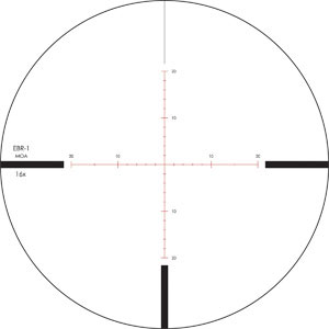 Vortex EBR-1 Illuminated MOA Reticle