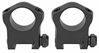 Warne 7202M Mountain Tech Rings, 1", High, Matte Black