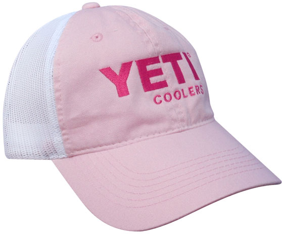 Yeti Coolers Low Profile Traditional Trucker Ladies Baseball Cap/Hat (YH-Pink)