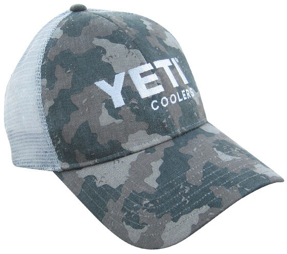 Yeti Coolers Simms Camo Trucker Baseball Cap/Hat (YHS-SimmsCamo)