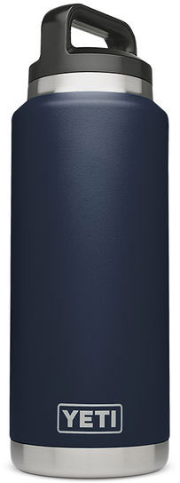 Yeti Rambler Bottle 36oz Stainless Steel Bottle, DuraCote Navy (YRAMB36NV)