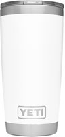 Yeti Rambler Tumbler 20oz Stainless Steel Cup, DuraCote White  (YRAM20W)